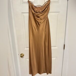 Reformation Strapless Cutout Dress